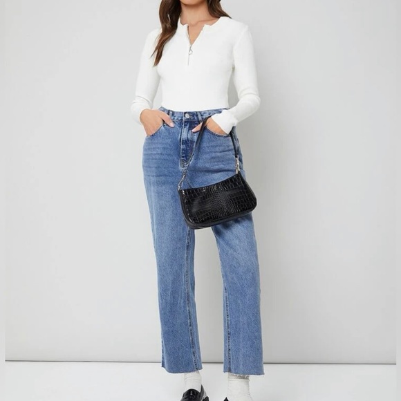 SHEIN Front Zip Sweater - Picture 2 of 5